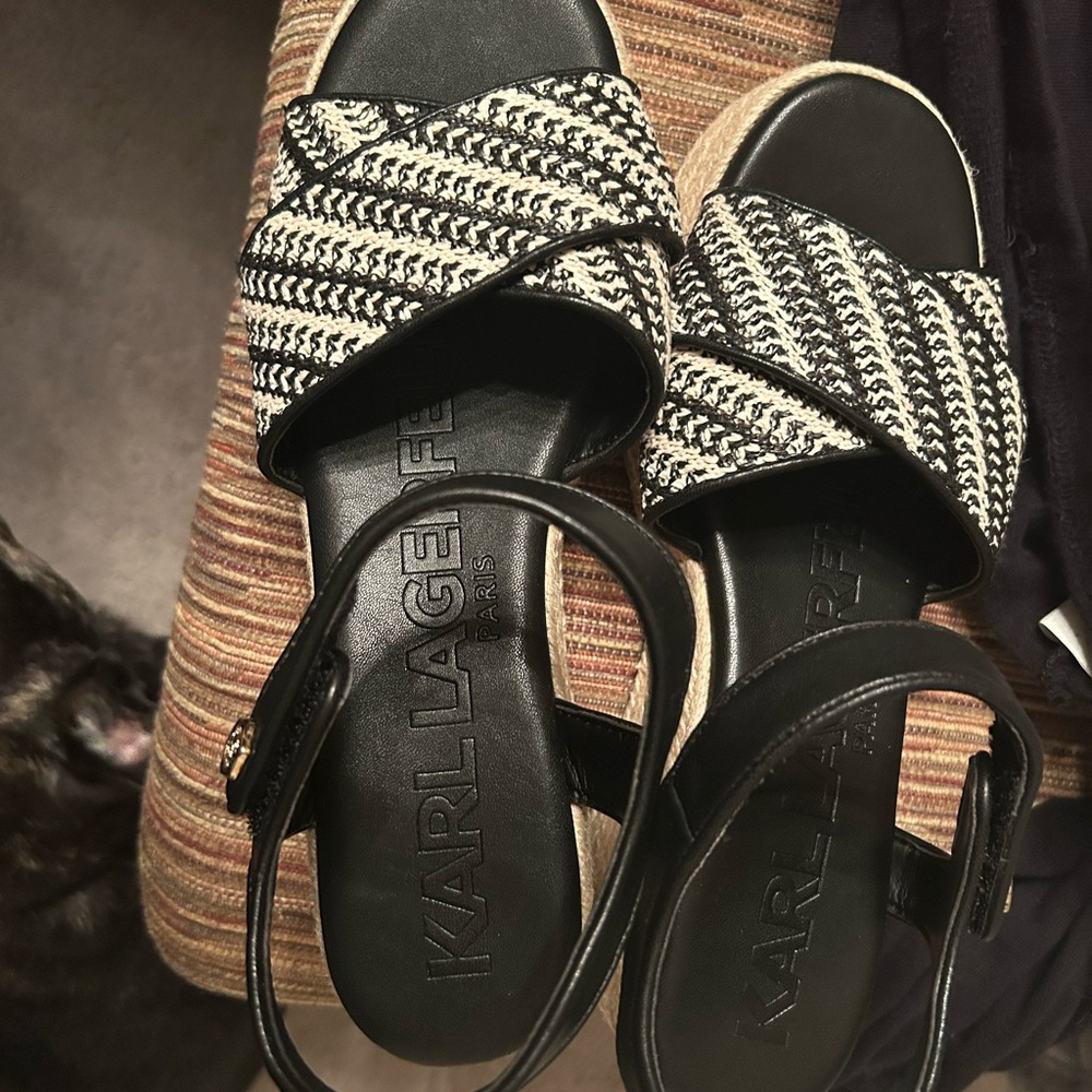 Karl Lagerfeld Monochrome Women's Sandals